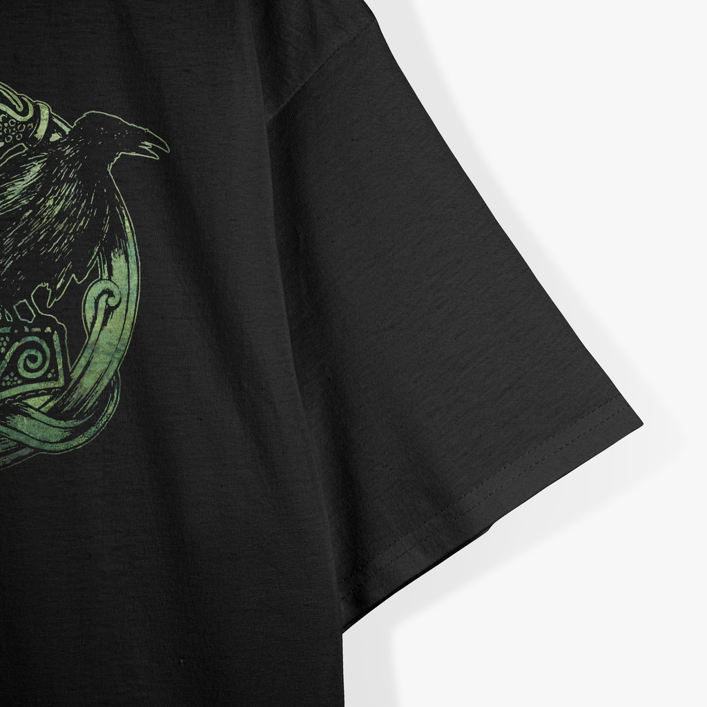 Viking Celtic Huginn & Muninn Odin’s Raven Companions T-Shirt