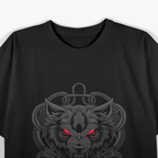 Viking Fenrir - Monstrous Wolf Valknut Norse T-Shirt