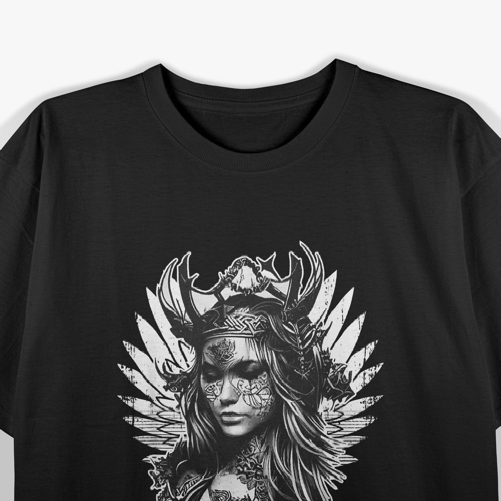 Viking Goddess Freya Nordic Norse Majesty T-Shirt