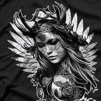Viking Goddess Freya Nordic Norse Majesty T-Shirt