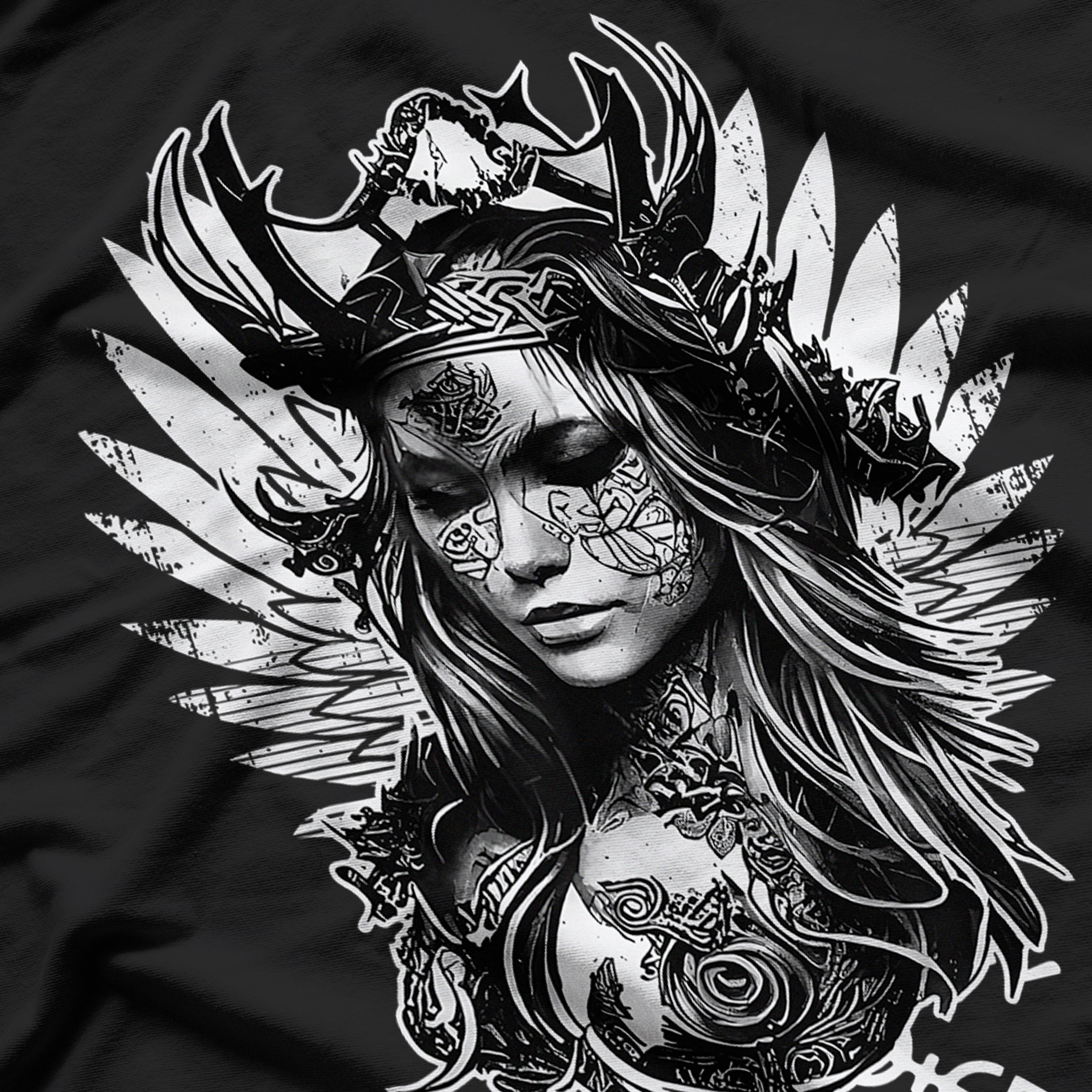 Viking Goddess Freya Nordic Norse Majesty T-Shirt