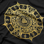 Viking Nordic Norse Circle Mystical Runes T-Shirt