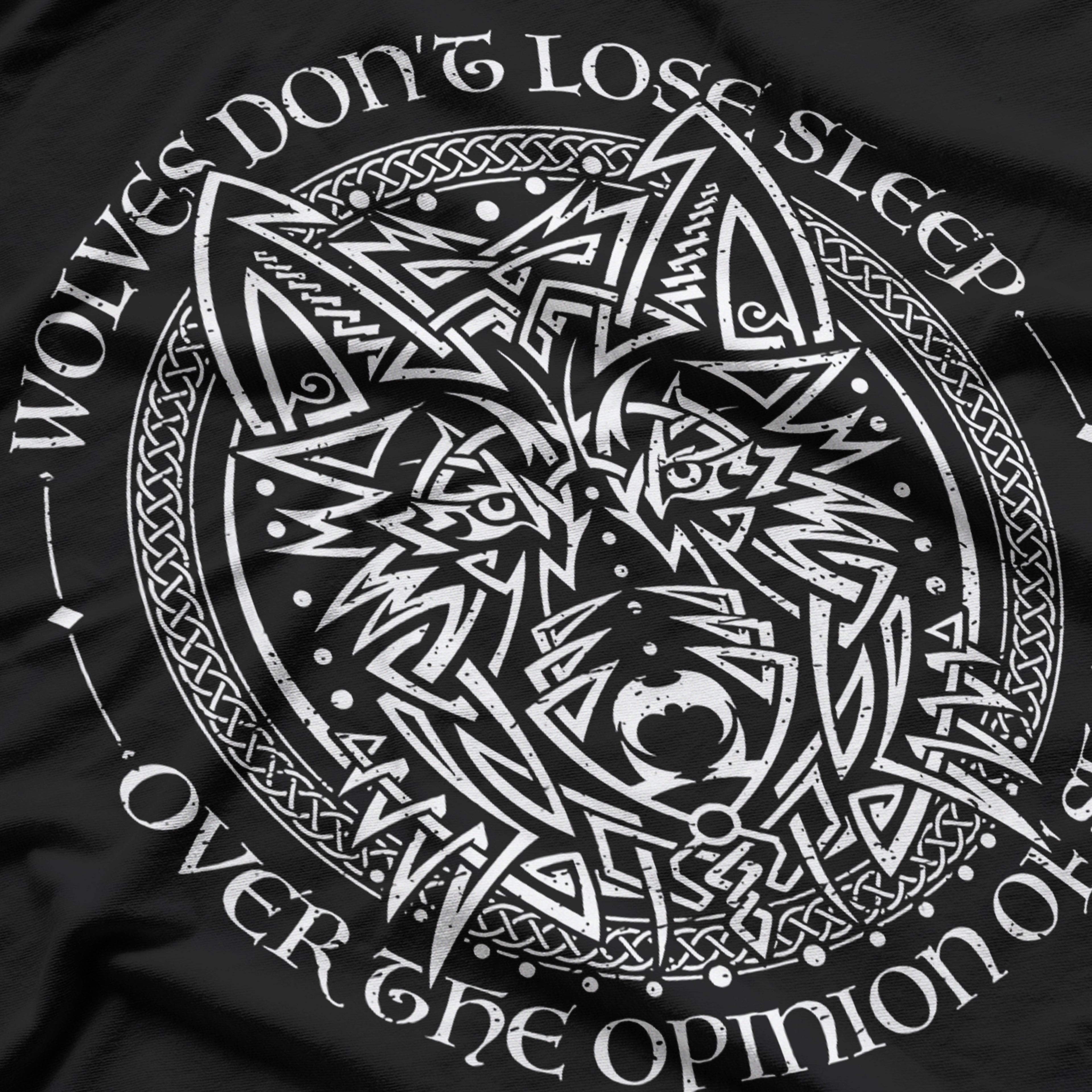 Viking Tattoo Fenrir Wolf Unyielding Spirit T-Shirt