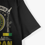 Vintage US Air Force – Vietnam Veteran USA Flag Military T-Shirt