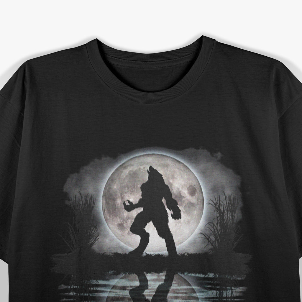 The Howling Werewolf Under A Full Moon T-Shirt
