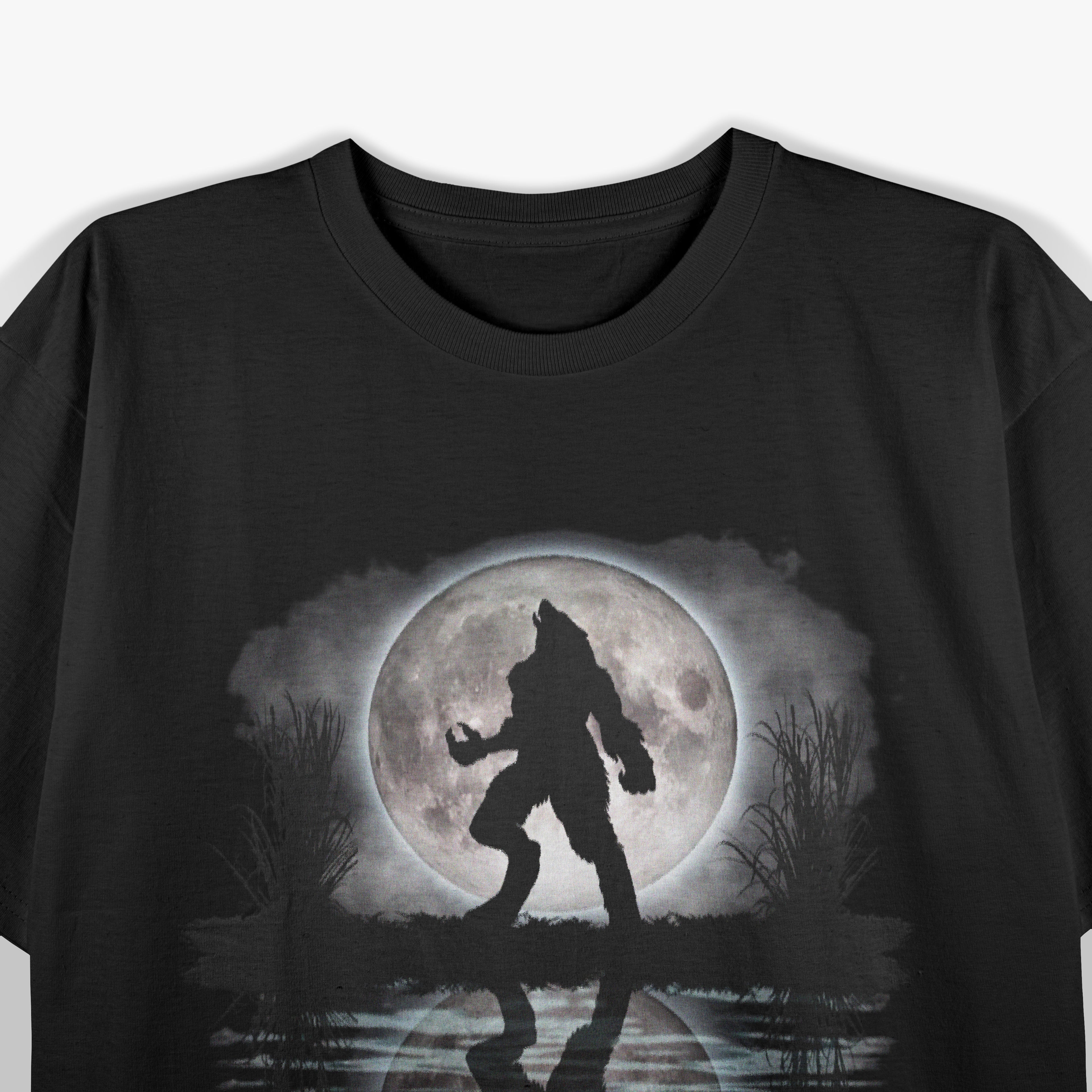 The Howling Werewolf Under A Full Moon T-Shirt