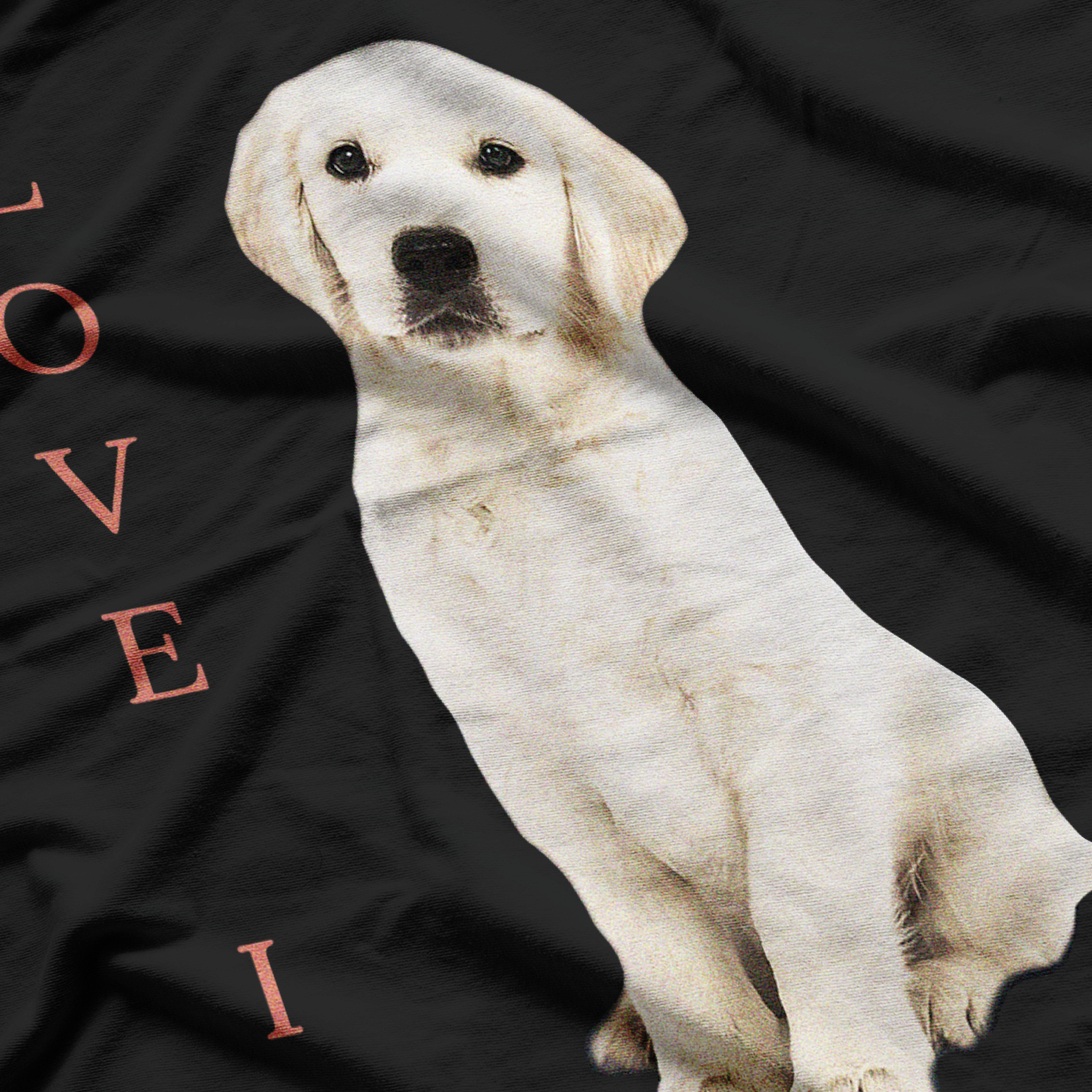 White Labrador Retriever Dog Funny Cute T-Shirt