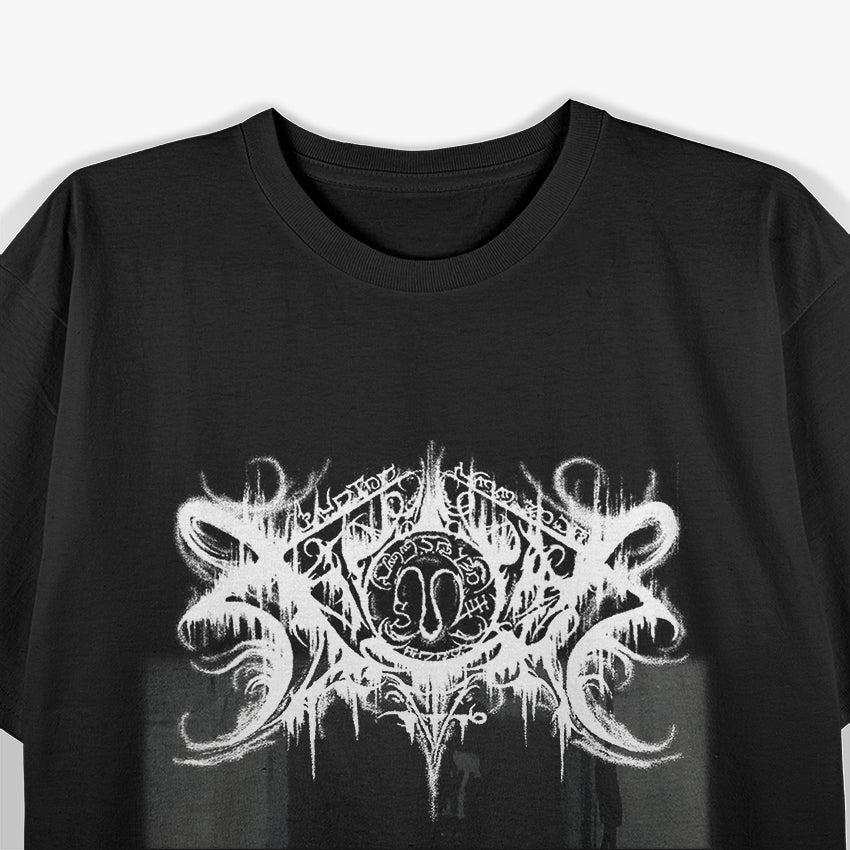Xasthur Inspired Atmospheric Black Metal Graphic T-Shirt