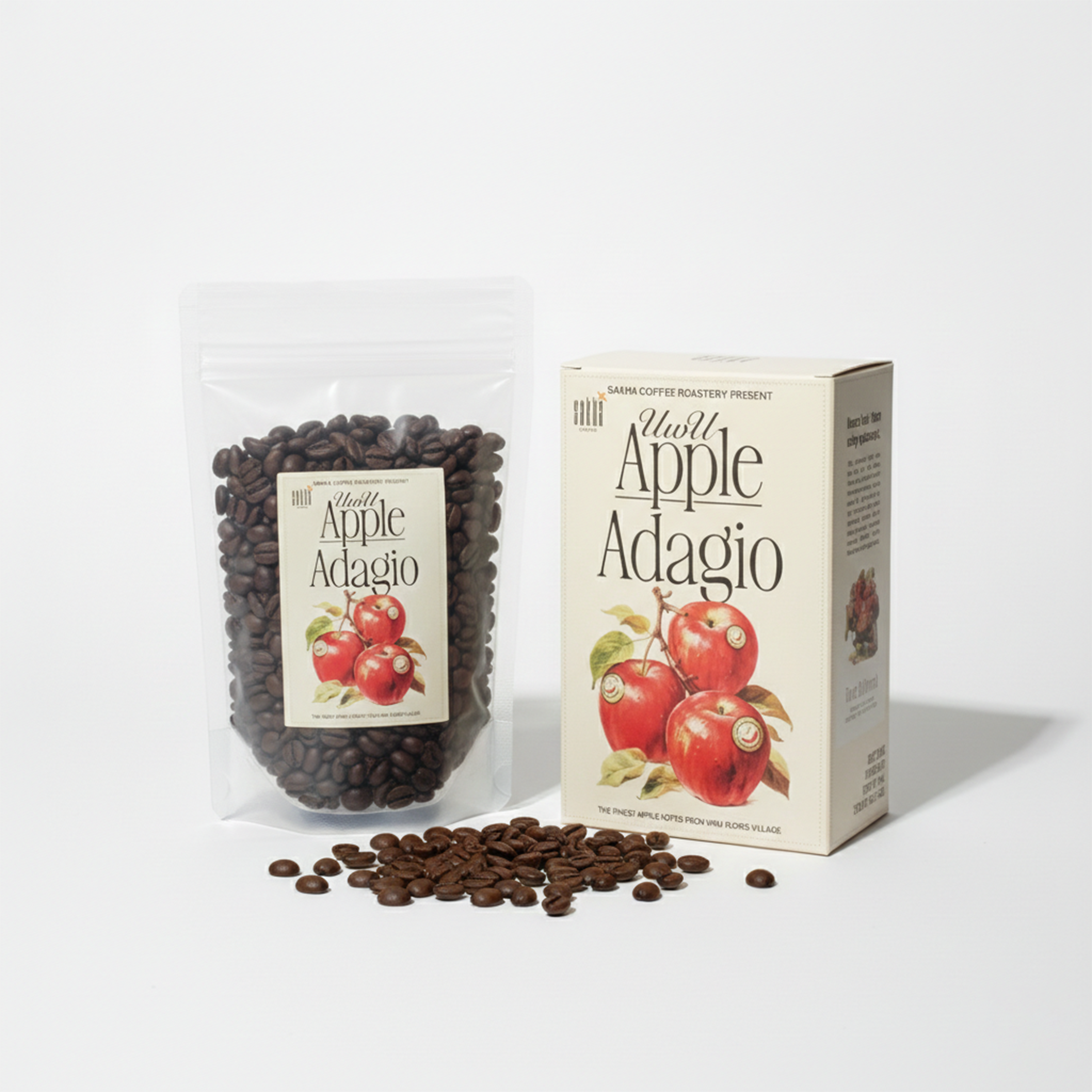 Sakha Coffee Arabica UWU Apple Coffee Beans 200g – Specialty Arabica Whole Beans