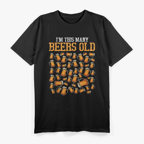 50 & Thirsty – Funny Beer Drinking 50th Birthday T-Shirt