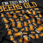 50 & Thirsty – Funny Beer Drinking 50th Birthday T-Shirt