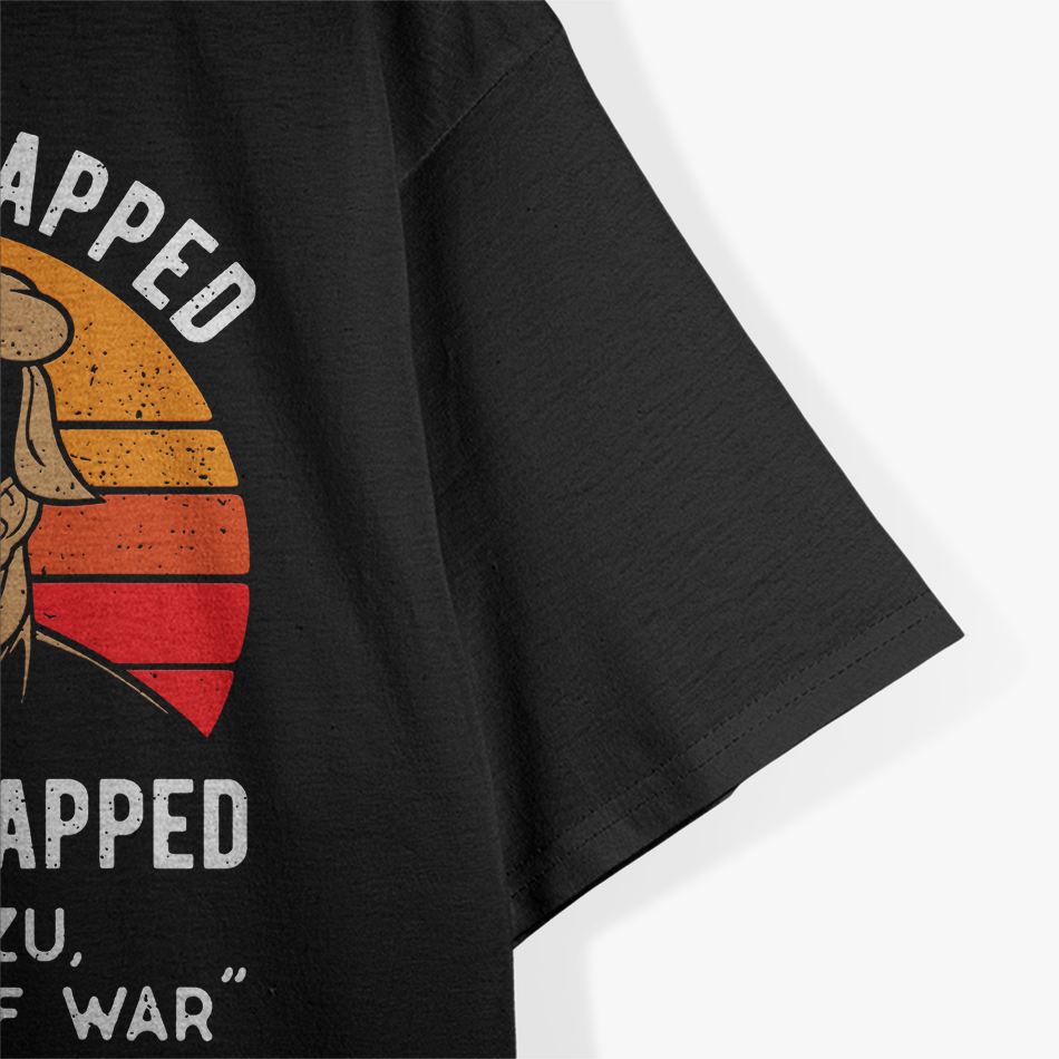 Stay Strapped or Get Clapped Vintage Ancient Wisdom Humor T-Shirt