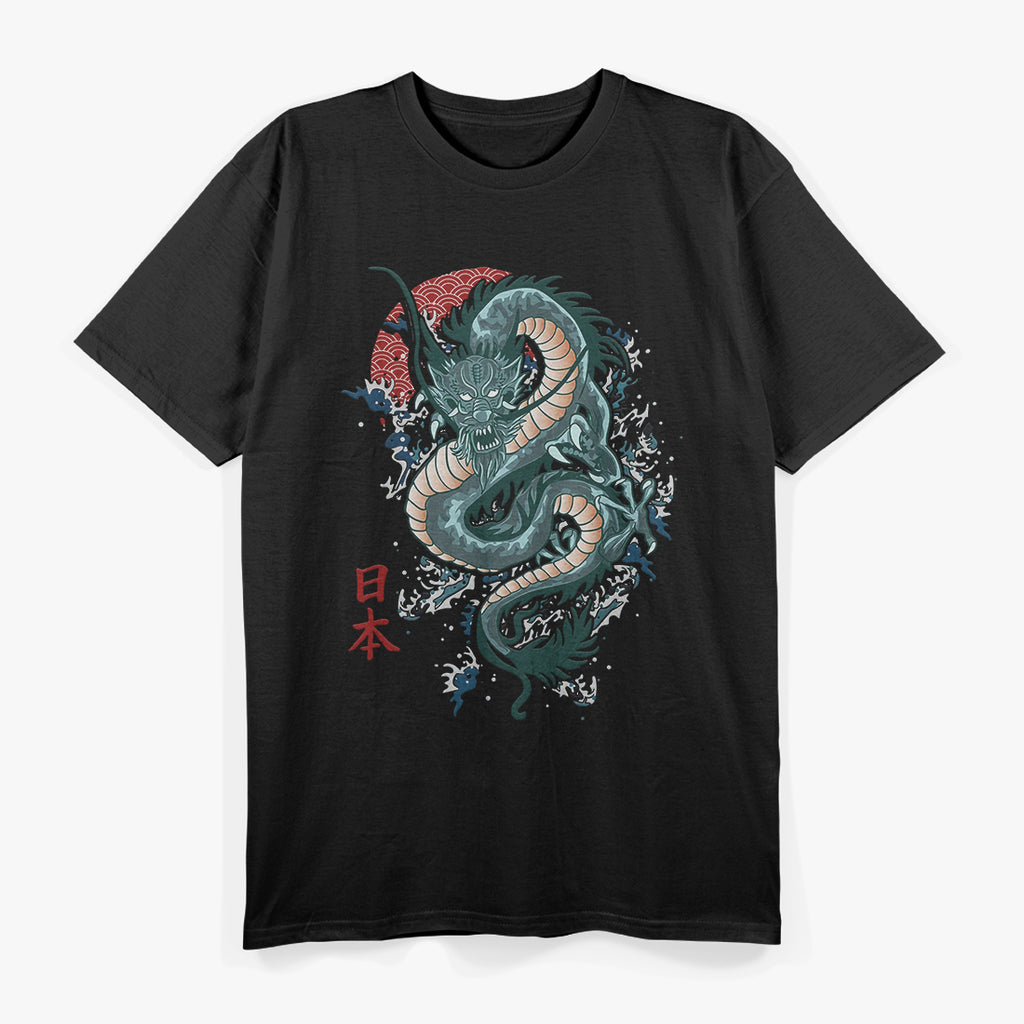 Traditional Japanese Dragon - The Great Symbol of Power and Wisdom T-Shirt