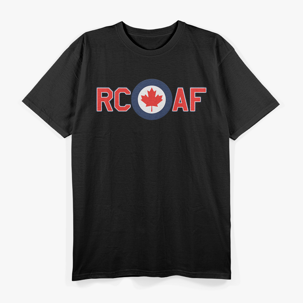 RCAF Royal Canadian Air Force Roundel Maple T-Shirt