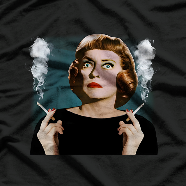 Bette Davis Smoking - Vintage Iconic Look T-Shirt