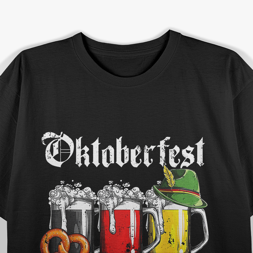 Oktoberfest Beer - German Flag Drinking Shirt for Men & Women T-Shirt