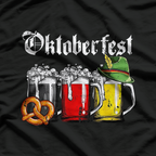Oktoberfest Beer - German Flag Drinking Shirt for Men & Women T-Shirt