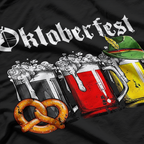 Oktoberfest Beer - German Flag Drinking Shirt for Men & Women T-Shirt