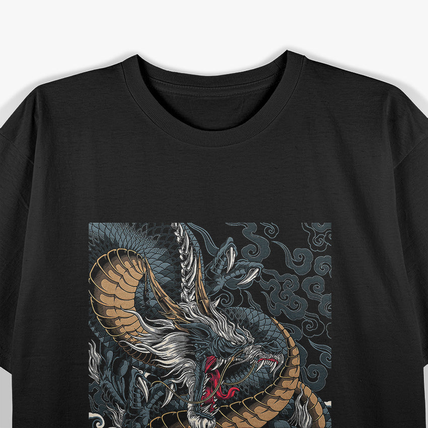 Japanese Tokyo Dragon - Asian-Inspired Retro 80s Vibes with Bold Energy T-Shirt