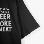 BBQ Pitmaster - Drink Beer, Smoke Meat T-Shirt