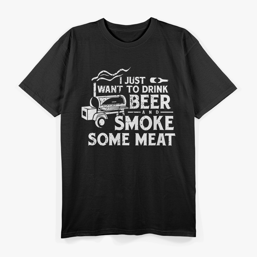 BBQ Pitmaster - Drink Beer, Smoke Meat T-Shirt