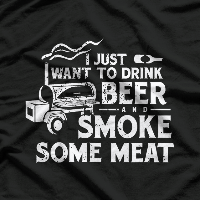 BBQ Pitmaster - Drink Beer, Smoke Meat T-Shirt