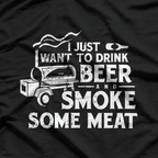 BBQ Pitmaster - Drink Beer, Smoke Meat T-Shirt