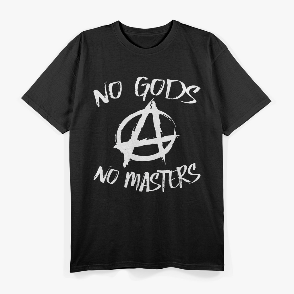 No God No Masters Anti-Religion Atheist T-Shirt
