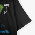 Elements of Smoking - Fire, Water, Air, THC Anatomy T-Shirt
