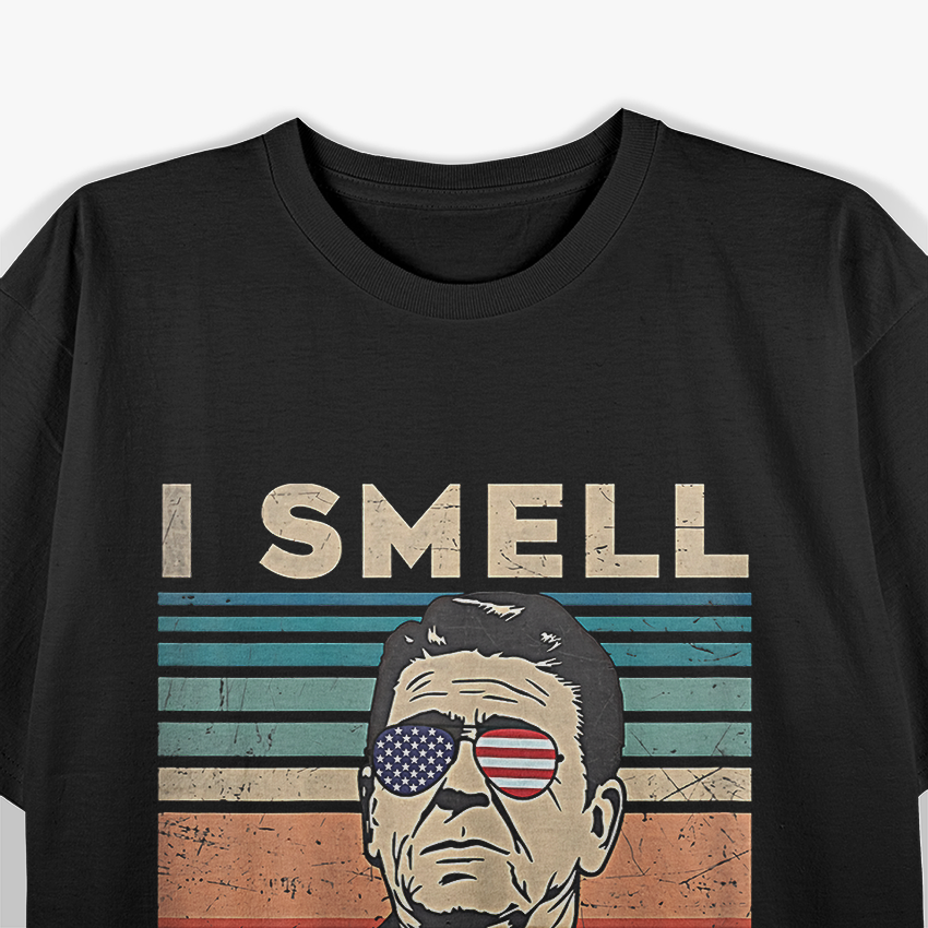 Retro Reagan - I Smell Commies Funny T-Shirt