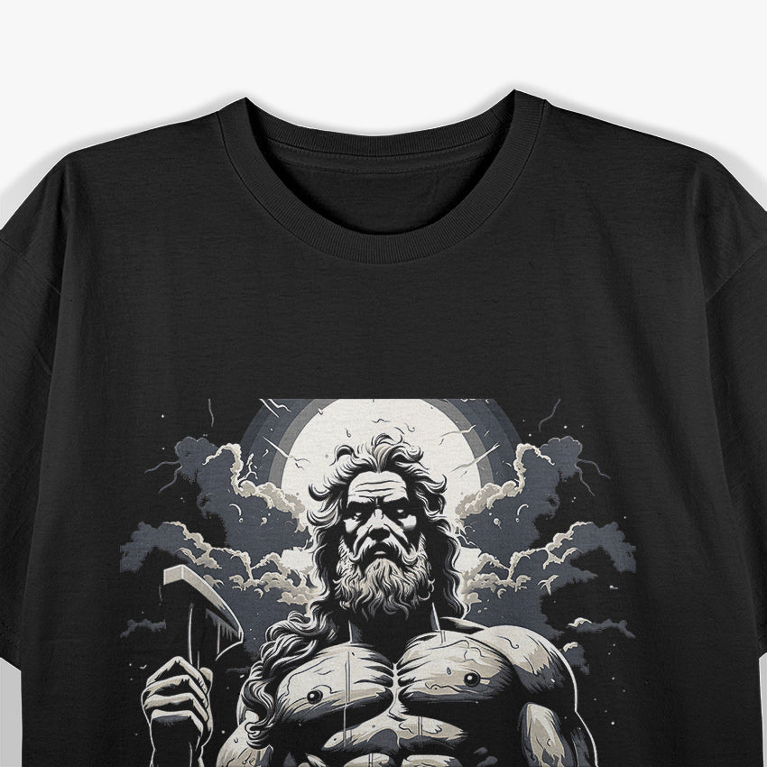 Greek Mythology Zeus, the Mighty King of Gods T-Shirt