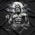 Greek Mythology Zeus, the Mighty King of Gods T-Shirt