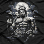 Greek Mythology Zeus, the Mighty King of Gods T-Shirt