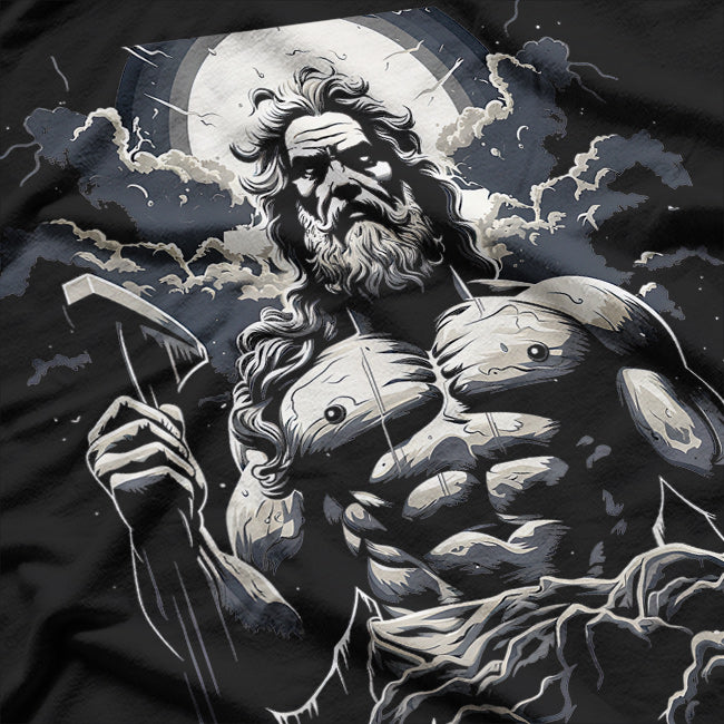 Greek Mythology Zeus, the Mighty King of Gods T-Shirt