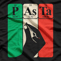 Periodic Table Pasta Fun Italian Food Gesture Humor T-Shirt