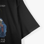 Retro Jesus Shovelhead Forgive All Haters Biker Gear T-Shirt
