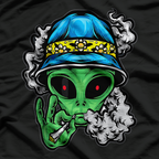 Smoking Alien - Just Chillin’ T-Shirt