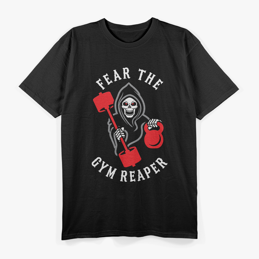 Fear The Gym Reaper Fitness T-Shirt