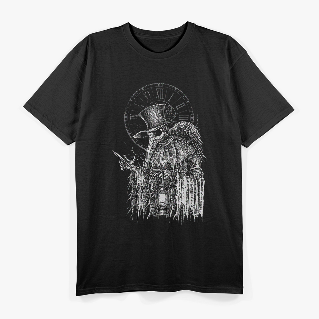 Plague Doctor - Death Virus with Raven T-Shirt