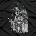 Plague Doctor - Death Virus with Raven T-Shirt