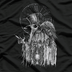 Plague Doctor - Death Virus with Raven T-Shirt
