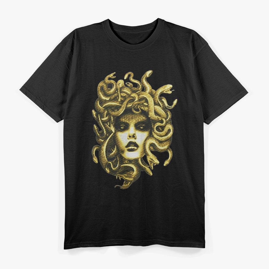Medusa Head - Iconic Snake Hair Mythologys Legacy T-Shirt