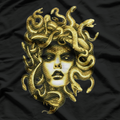 Medusa Head - Iconic Snake Hair Mythologys Legacy T-Shirt
