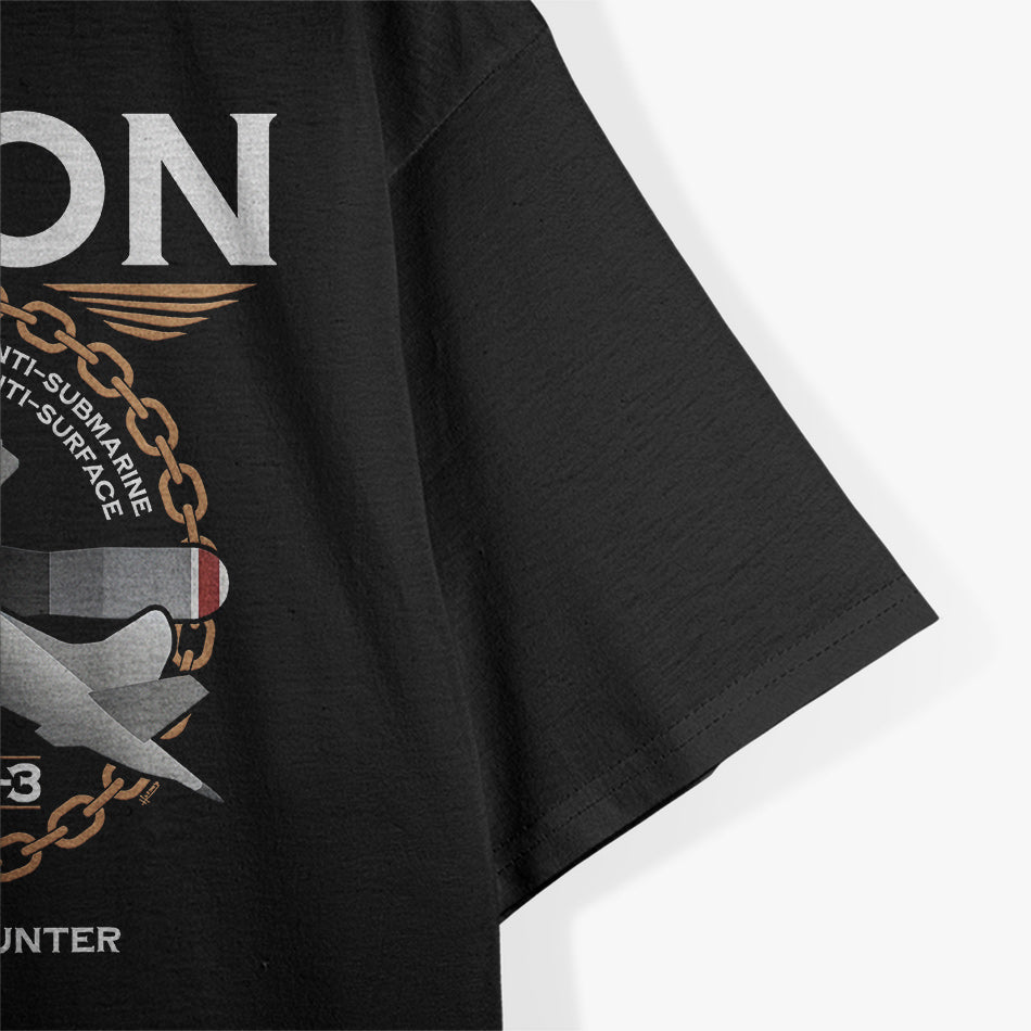 P-3 Orion Anti-Submarine Warfare Naval Patrol Aircraft T-Shirt