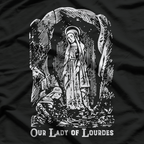 Our Lady of Lourdes - Bernadette and Catholic Devotion T-Shirt