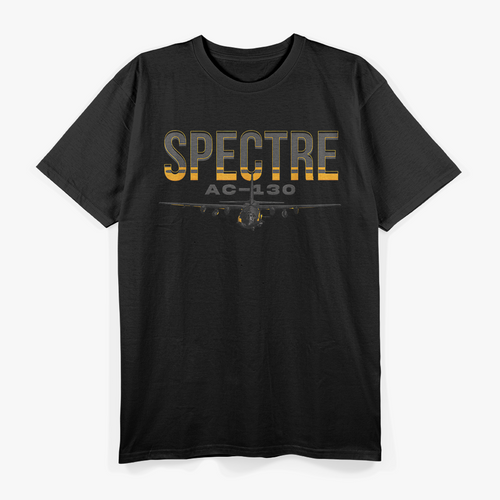 AC130 USA Military Warbird Airplane T-Shirt
