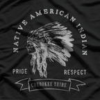 Cherokee Tribe - Honoring Native American Heritage T-Shirt