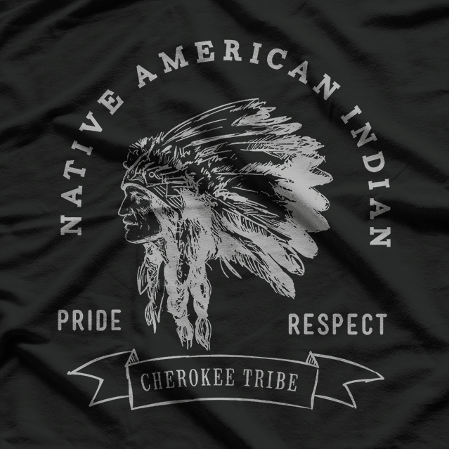 Cherokee Tribe - Honoring Native American Heritage T-Shirt