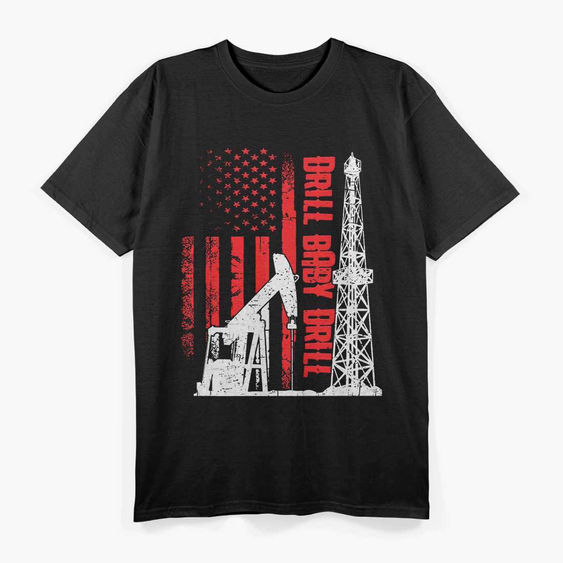 Cool Drill Baby Drill Design for Oilfield Worker T-Shirt