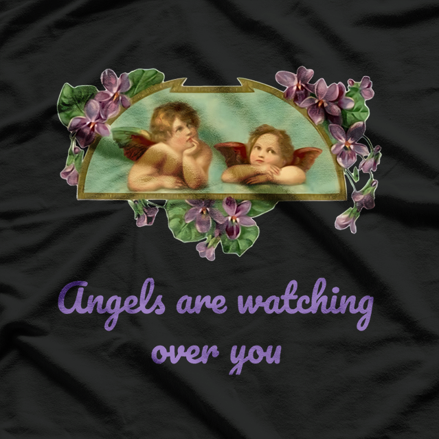 Heavenly Angels Watching Over You - Christian Religious Shirt